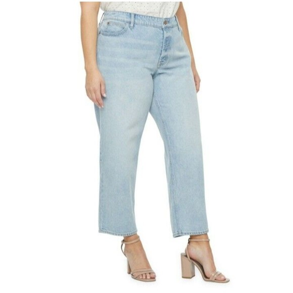 NWT Women's Ryegrass Plus Midrise Regular Fit Ankle Jeans Size 22W Button Fly$70 - Picture 2 of 9